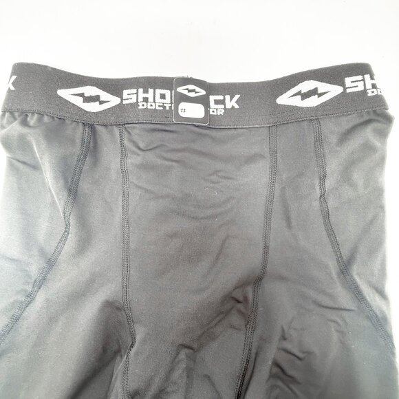 Shock Doctor Core Compression Shorts with Athletic Cup Pocket Black Men's Small - Picture 6 of 7